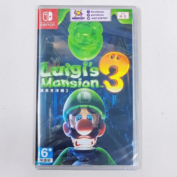 Nintendo Switch Game Luigi's Mansion 3 路易吉洋樓3 just at Gamedyssey