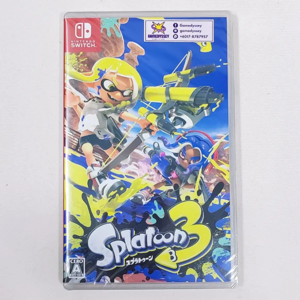 Nintendo Switch Splatoon 3 斯普拉遁 3 just at Gamedyssey