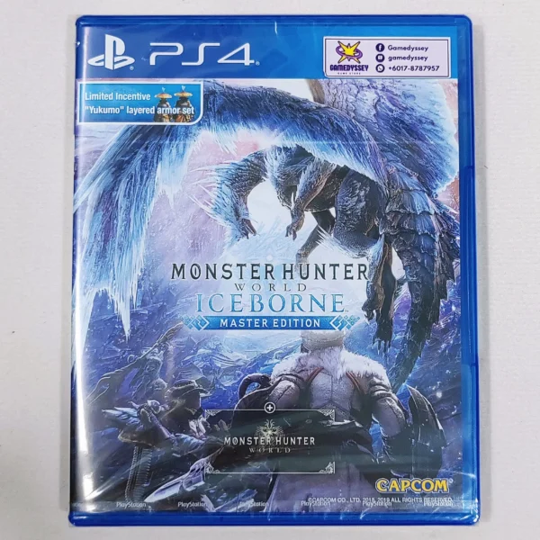 PS4 Game Monster Hunter World Iceborn Edition 魔物猎人世界冰原 just at Gamedyssey