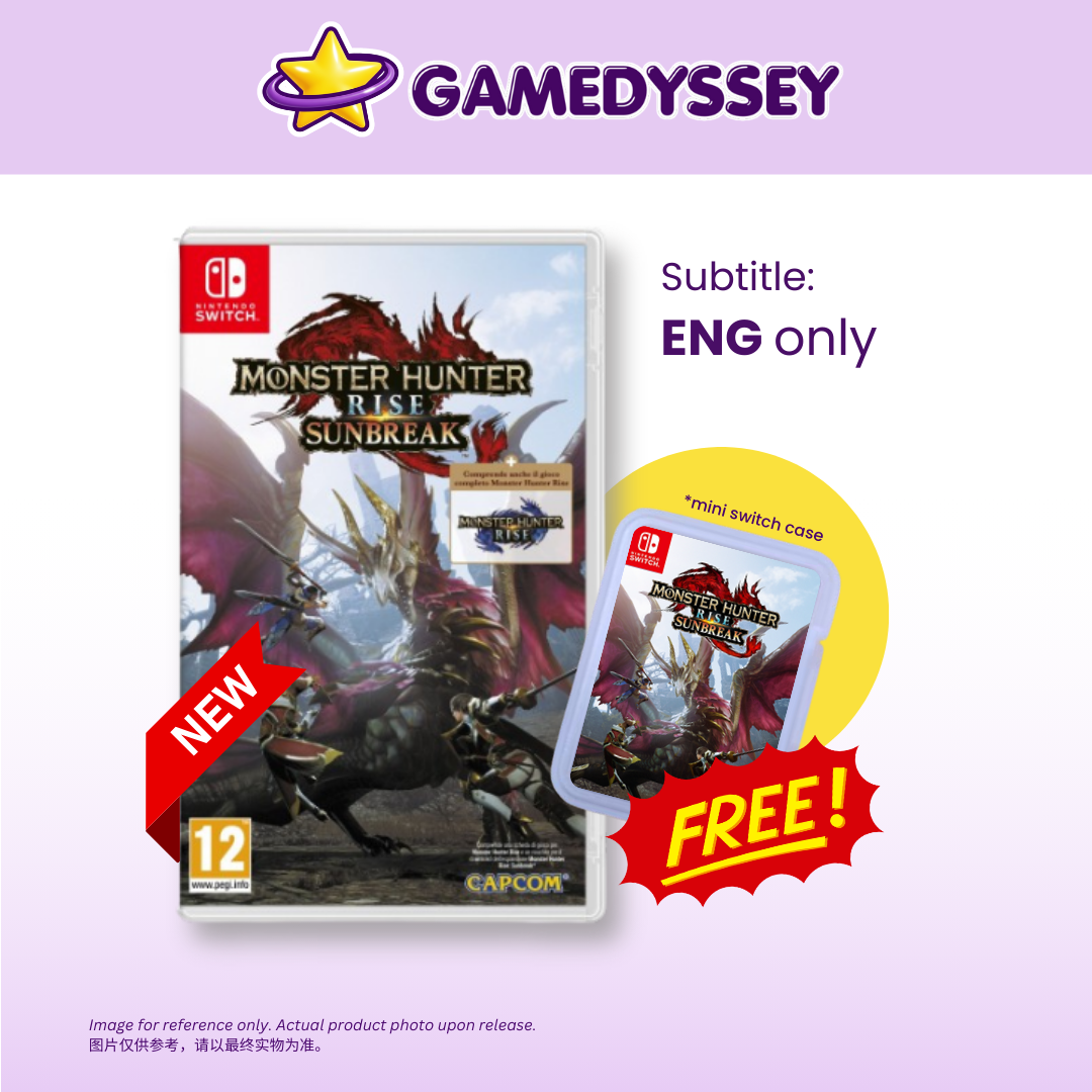 Nintendo Switch Monster Hunter Rise Monster Hunter Sunbreak DLC 魔物猎人崛起破晓