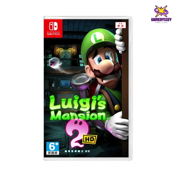 Nintendo Switch Game Luigi’s Mansion 2 HD 路易吉洋樓2 HD just at Gamedyssey