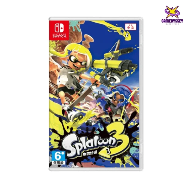 Nintendo Switch Splatoon 3 斯普拉遁 3 just at Gamedyssey