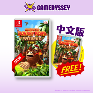 Gamedyssey (GDS GAMES) selling Chinese version Nintendo Switch game Donkey Kong Country Returns HD in Malaysia.