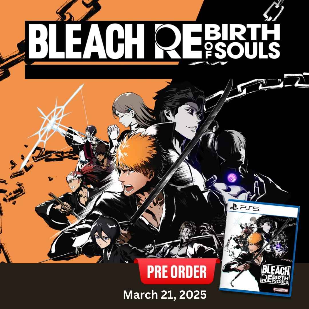 PS5 Game Bleach Rebirth Souls just at Gamedyssey Malaysia