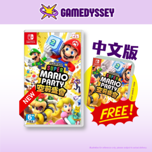 Gamedyssey (GDS GAMES) selling Chinese version Nintendo Switch game Super Mario Party Jamboree in Malaysia.