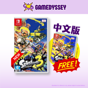 Gamedyssey (GDS GAMES) selling Chinese version Nintendo Switch game Splatoon 3 in Malaysia.