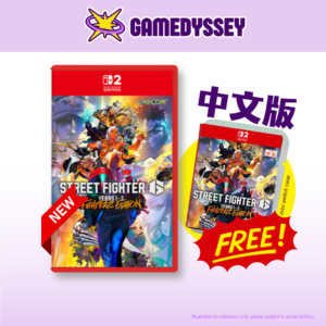 Gamedyssey (GDS GAMES) selling Chinese version Nintendo Switch game Street Fighter 6-Years 1-2 Fighters Edition in Malaysia.