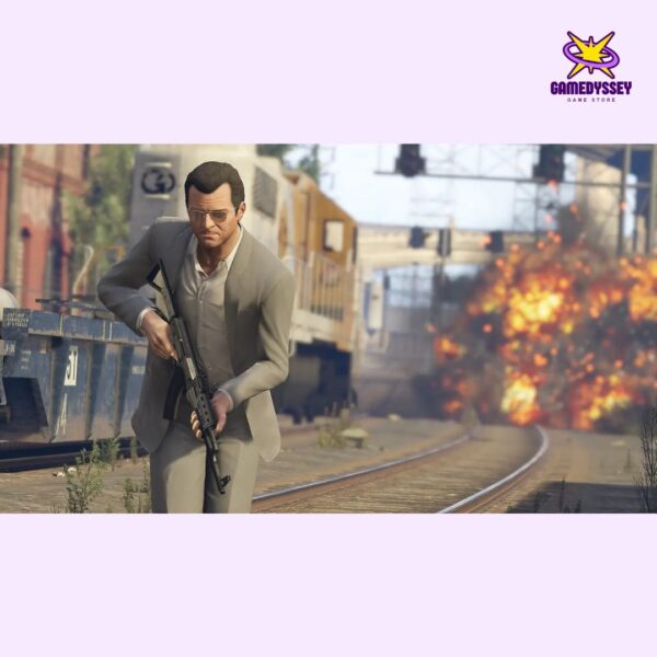 PS5 GTA V Chi/Eng Version 俠盜獵車手5 just at Gamedyssey