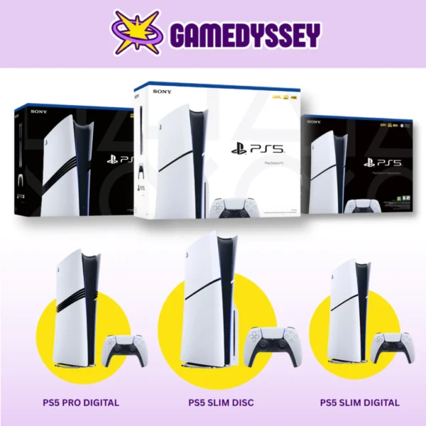 PlayStation 5 Console Multilanguage - PS5 Pro, PS5 Slim Disc, PS5 Slim Digital