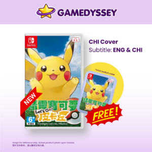 Nintendo Switch Pokemon: Let's Go, Pikachu! 精灵宝可梦Let's Go!皮卡丘