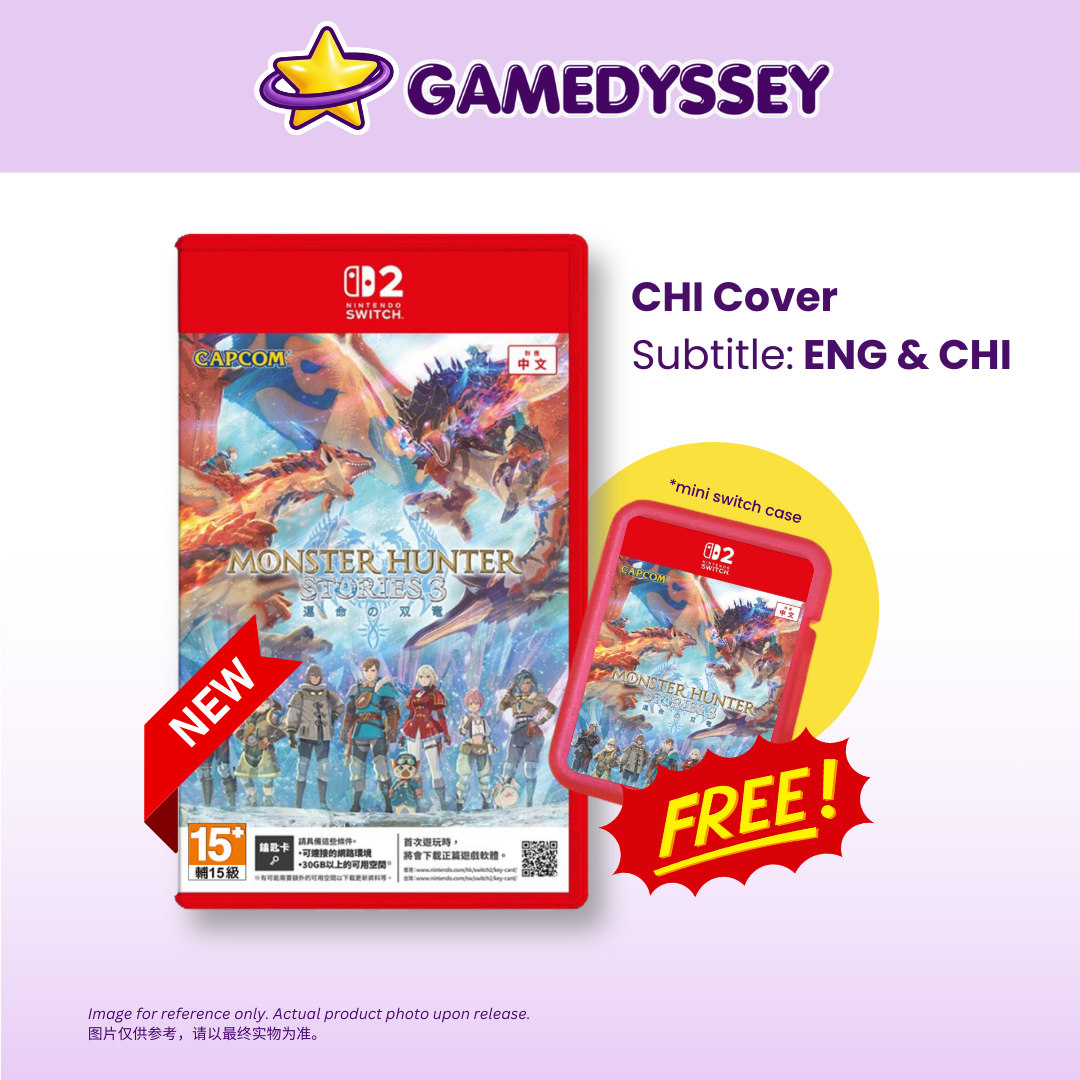 【PREORDER】Nintendo Switch 2 Monster Hunter Stories 3: Twisted Reflection 怪物猎人物语3:命运双龙