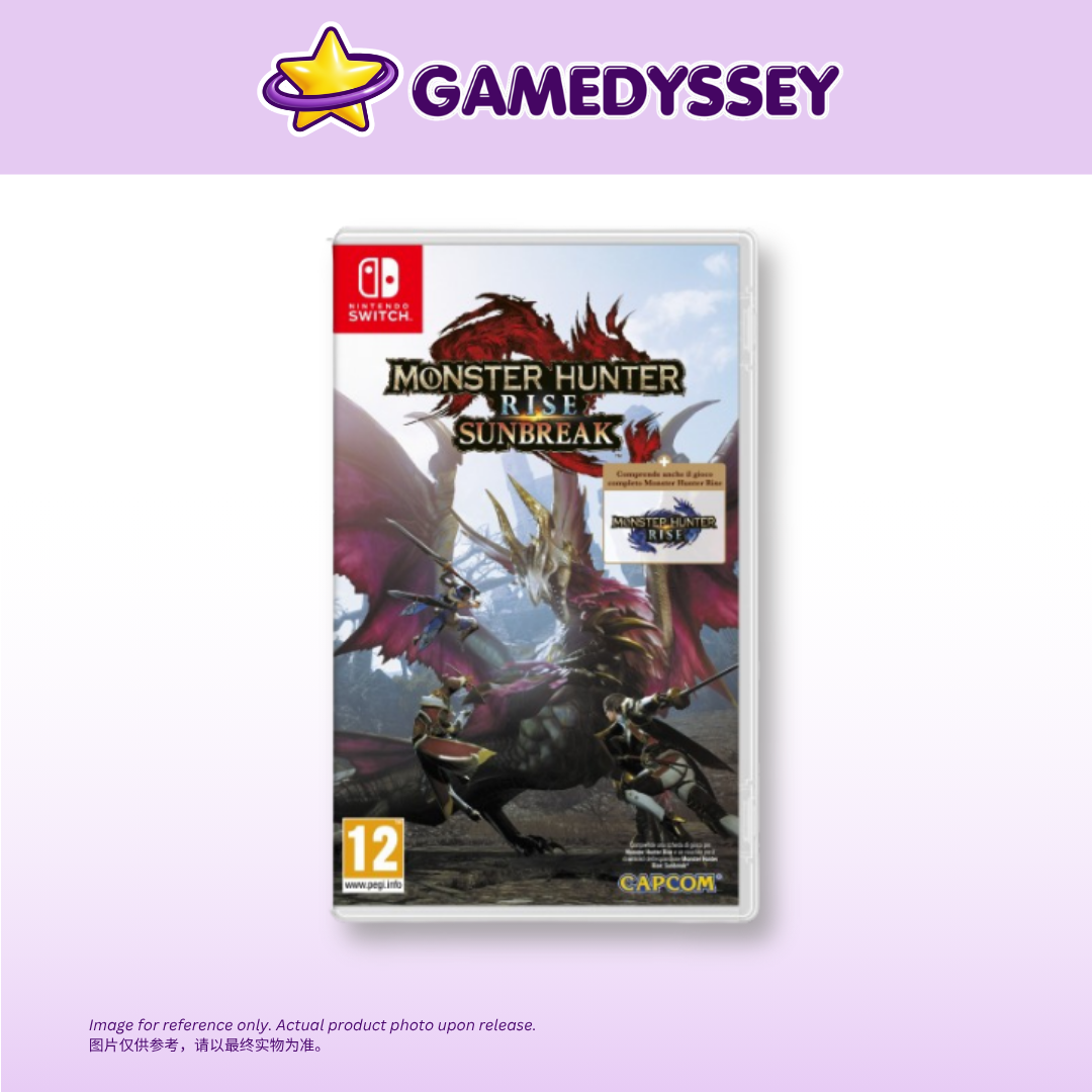 Nintendo Switch Monster Hunter Rise Monster Hunter Sunbreak DLC 魔物猎人崛起破晓