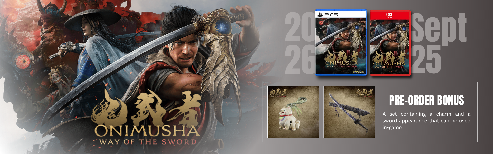 
Gamedyssey Hompage_Onimusha Way of the Sword Preorder